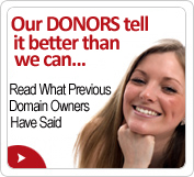 Domain Name Donation Testimonials 